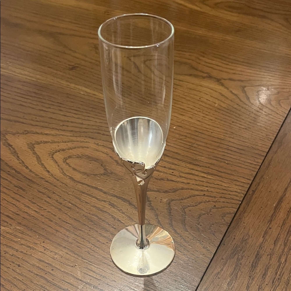Lenox True Love Silver Plated Champagne Flute‎
